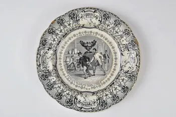 assiette plate Centre, France 1855 1967.10.4  Photo Mucem