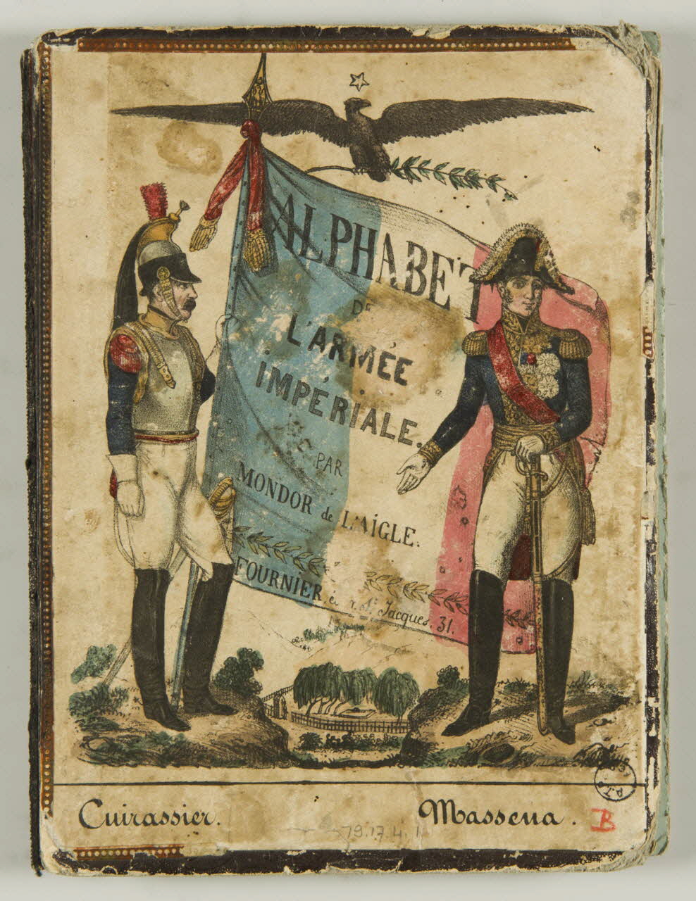 album ALPHABET  DE  L'ARMEE  IMPERIALE.  PAR  MONDOR de L'AIGLE. 1979.17.4.1 Photo