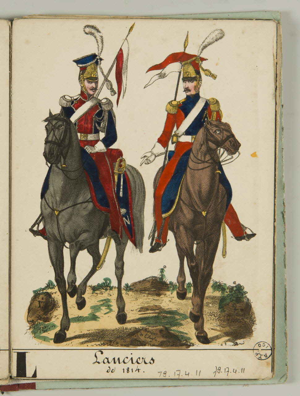 album Lanciers  de 1814. 1979.17.4.11 Photo