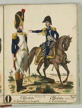album Officier  des Grenadiers de la garde.  Officier  d'ordonnance. 1979.17.4.13  Photo