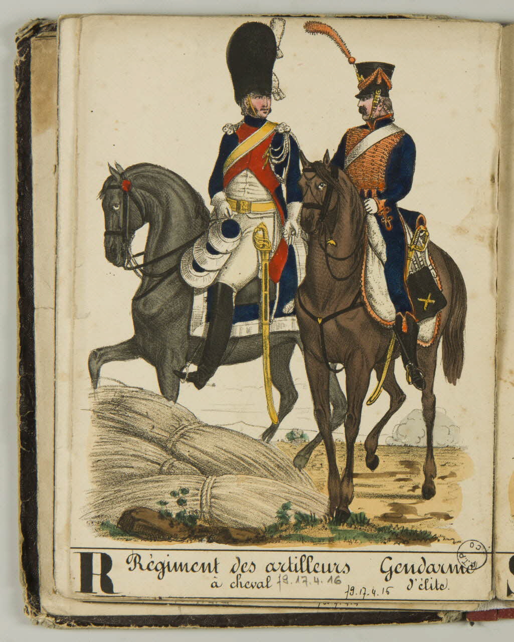 album Régiment des artilleurs  à cheval  Gendarme  d'élite. 1979.17.4.16 Photo