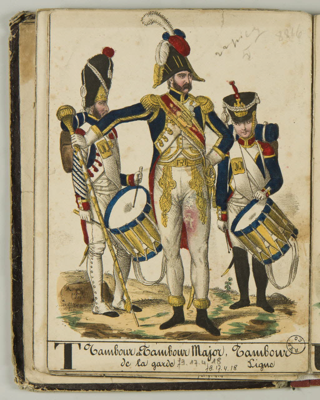 album Tambour et Tambour Major.  de la garde.  Tambour  Ligue. 1979.17.4.18 Photo