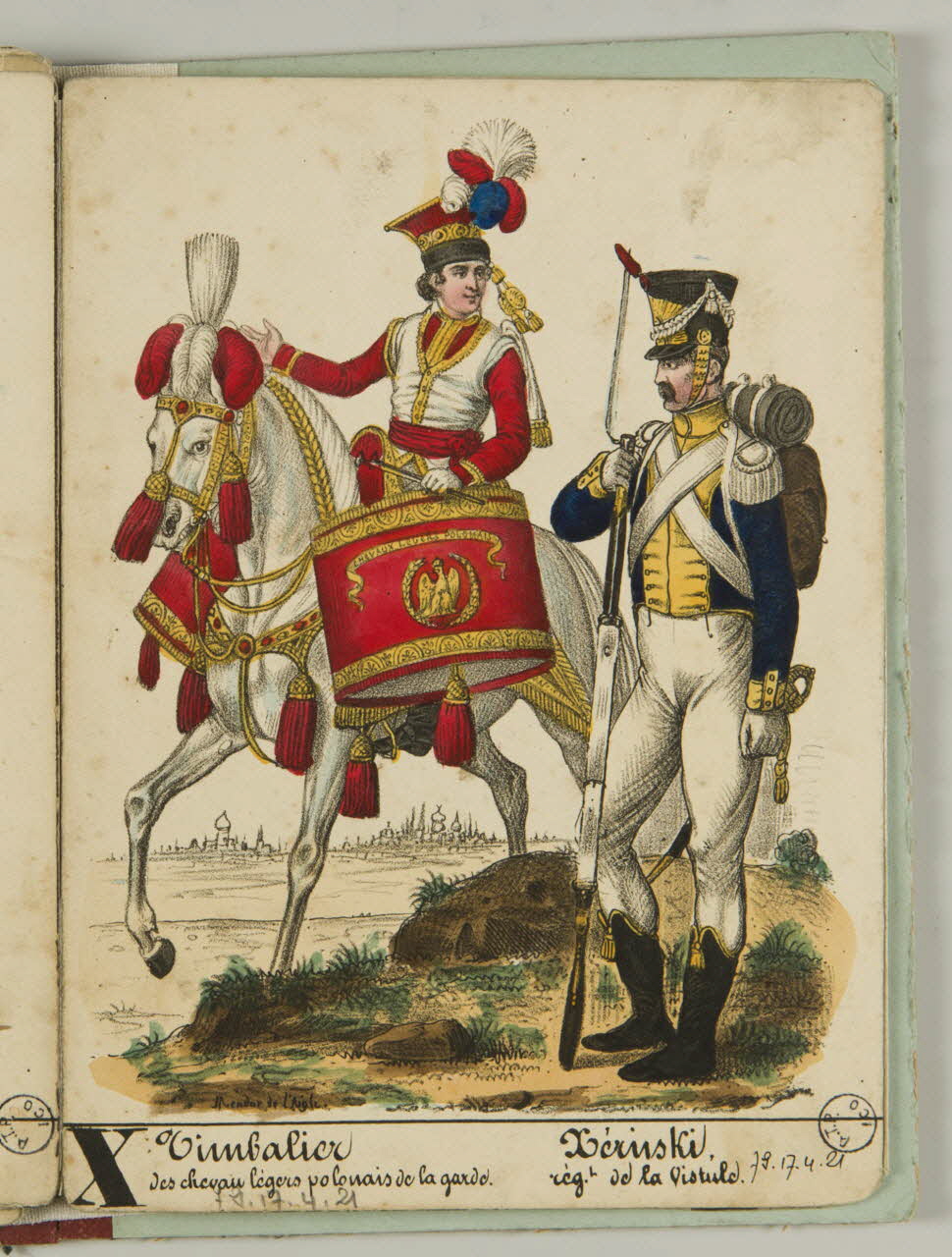 album Timbalier  des chevau légers polonais de la garde.  Xérinski,  rég.t de la Vistule. 1979.17.4.21 Photo