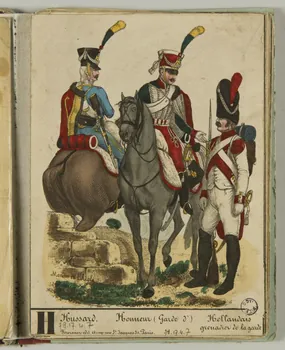 album Hussard  Honneur (Garde d')  Hollandais  grenadier de la garde. 1979.17.4.7 Photo