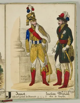 album Junot,  Colonel Général des Hussards.  Joachim Murat  Roi de Naples. 1979.17.4.9 Photo