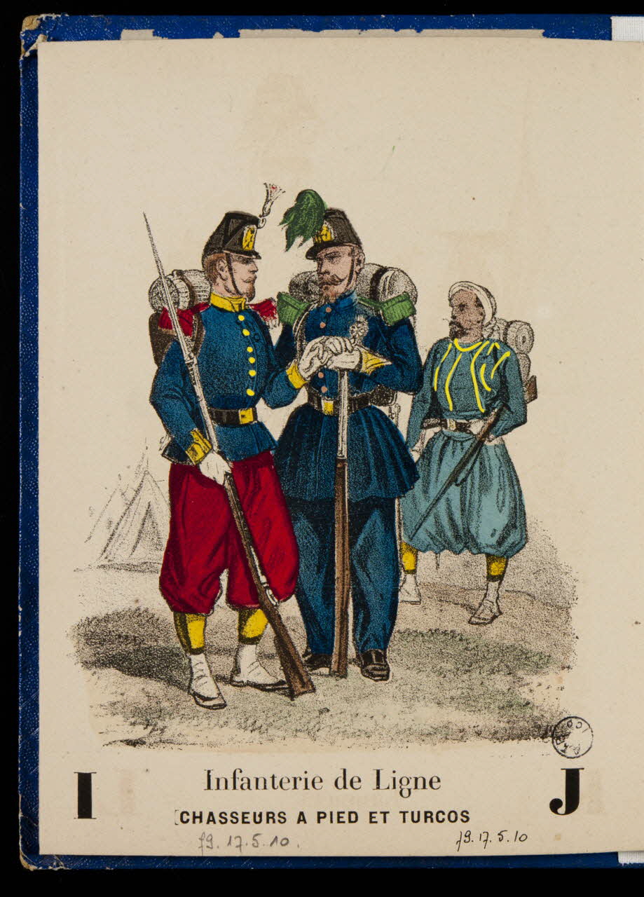 album Infanterie de Ligne  CHASSEURS A PIED ET TURCOS 1979.17.5.10 Photo