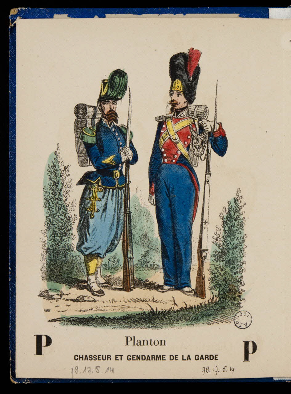 album Planton  CHASSEUR ET GENDARME DE LA GARDE 1979.17.5.14 Photo