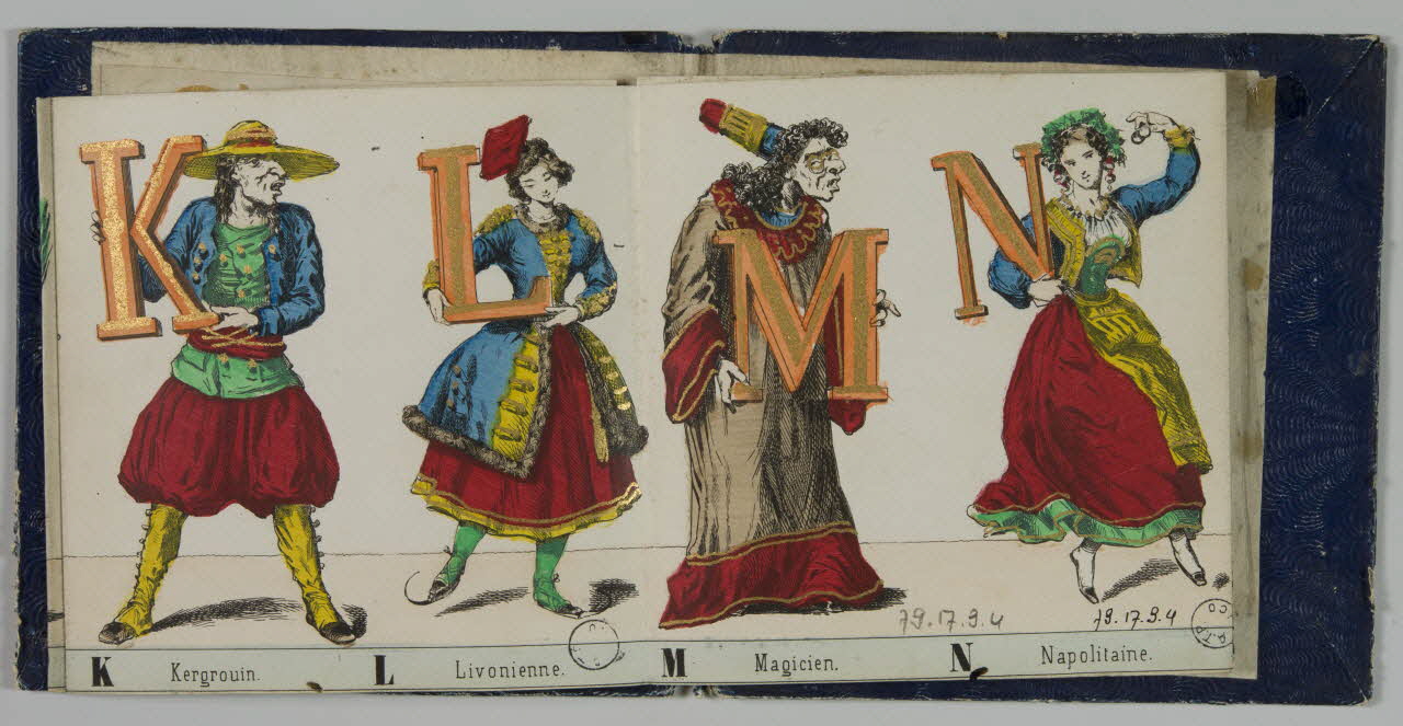 album K Kergrouin. L Livonienne. M Magicien. N Napolitaine. 1979.17.9.4 Photo