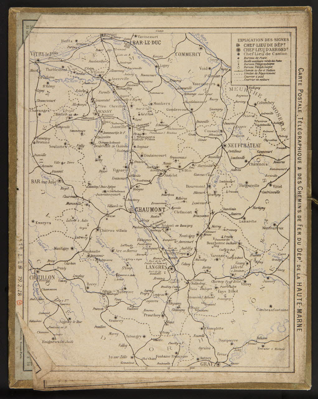 Besnou D. ; François, Charles Oberthür calendrier ALMANACH DES POSTES ET DES TELEGRAPHES  1906 Rennes 1905 1979.2.28 Photo