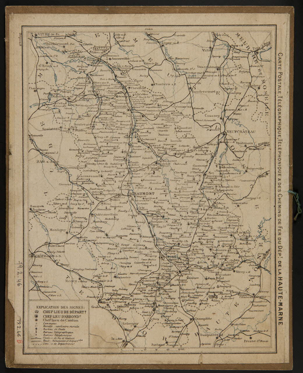 François, Charles Oberthür calendrier ALMANACH  des Postes  et des Télégraphes  1922 Rennes 1921 1979.2.46 Photo