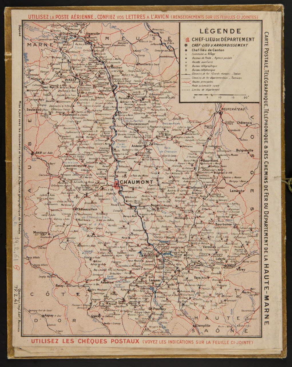 François, Charles Oberthür calendrier Almanach des Postes et des Télégraphes  1938 Rennes 1937 1979.2.61 Photo