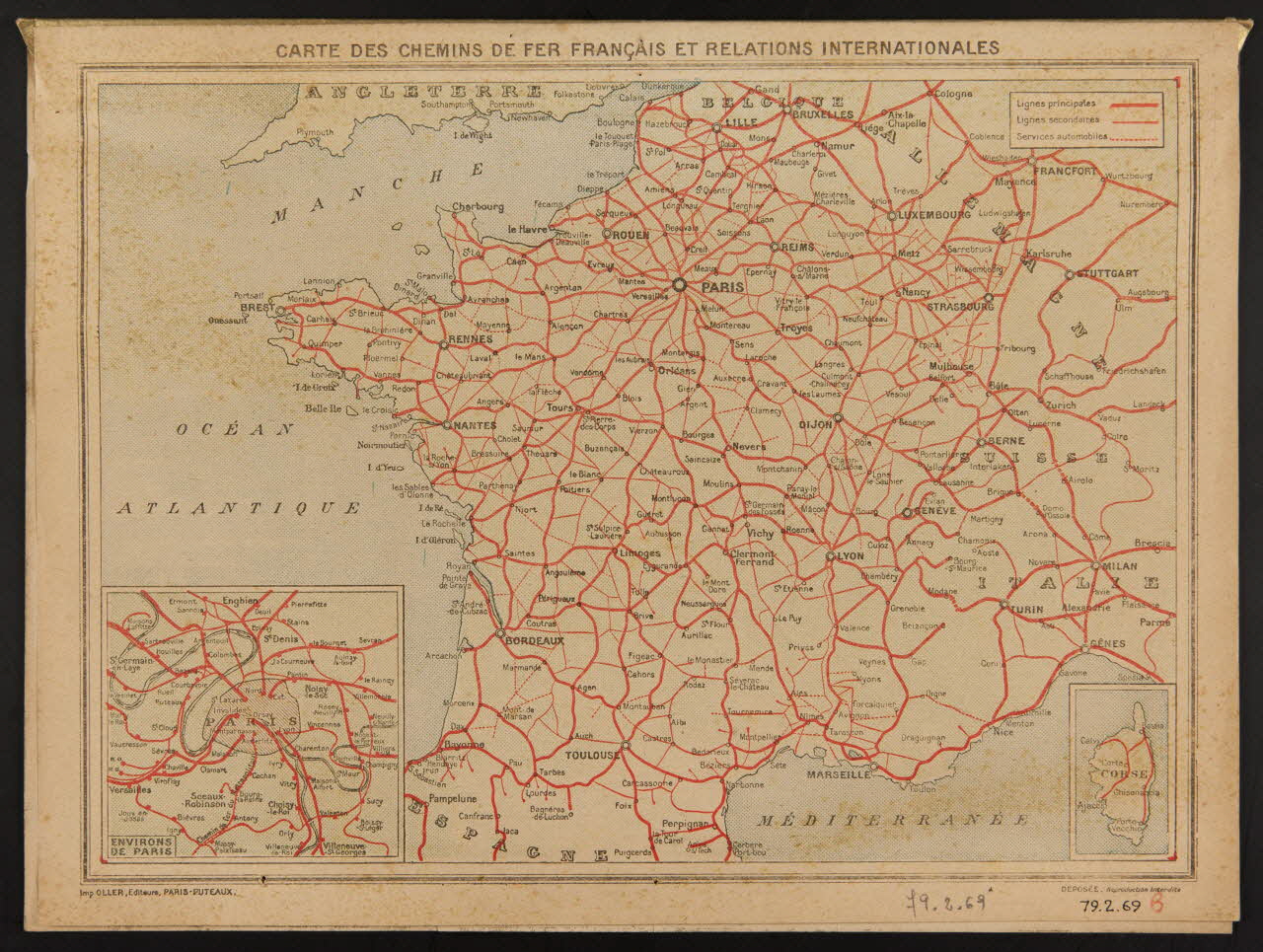 Calendriers Oller calendrier Calendrier de l'année 1944 Puteaux 1943 1979.2.69 Photo