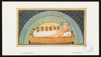 estampe Enfant Jésus allongé 1979.2.7 Photo
