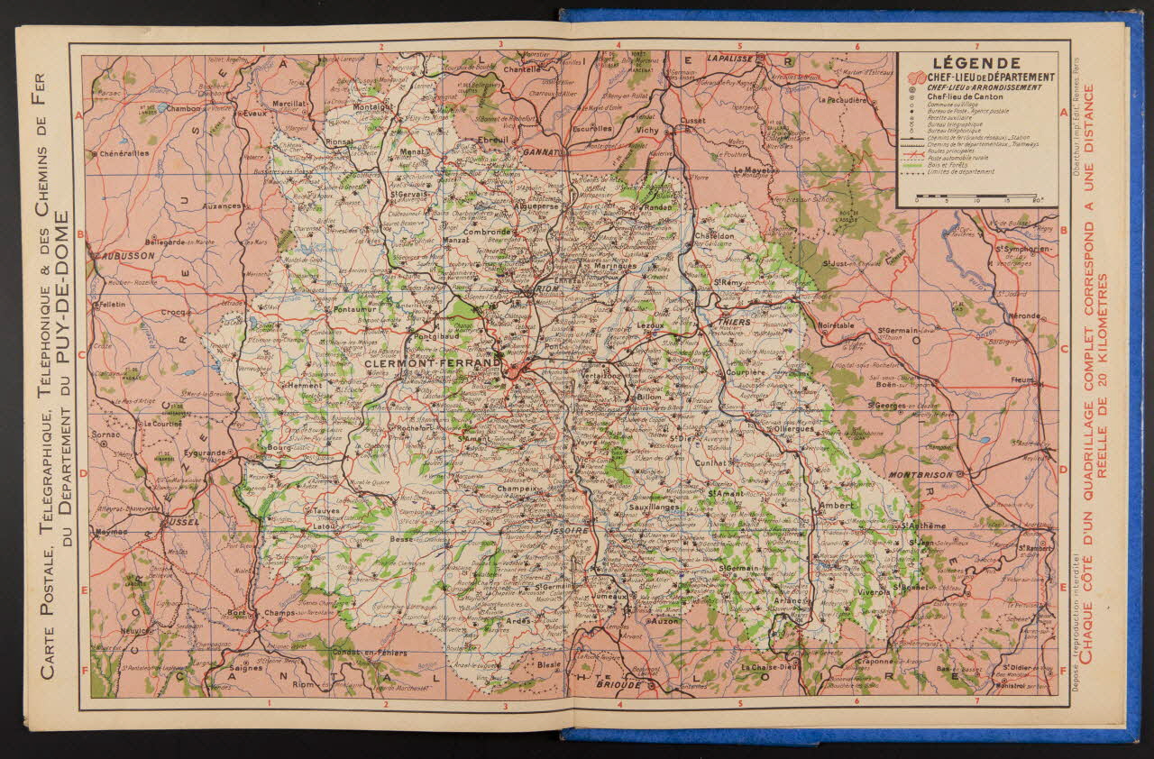 Puech ; François, Charles Oberthür calendrier ALMANACH  DES P. T. T.  1957 Paris 1956 1979.2.77 Photo