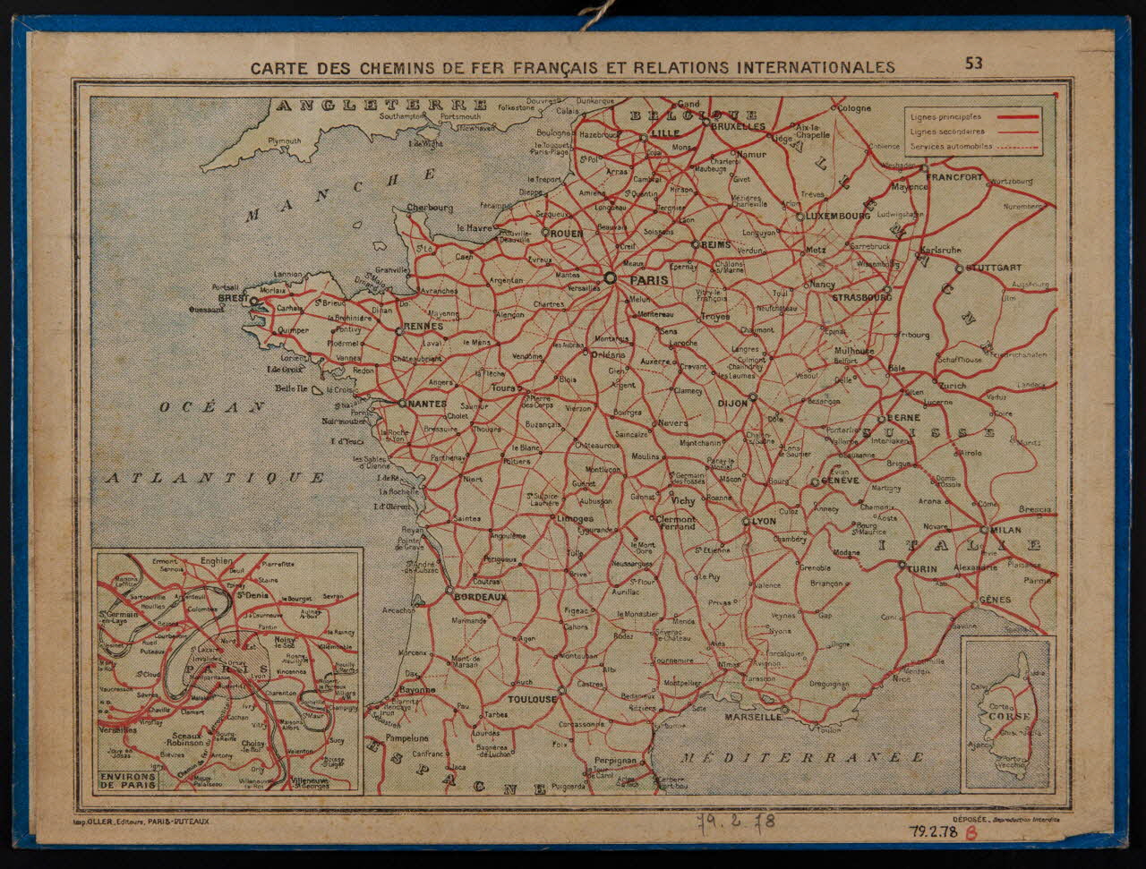 Calendriers Oller calendrier ALMANACH  DES POSTES, TELEGRAPHES ET TELEPHONES  1958 Paris 1957 1979.2.78 Photo