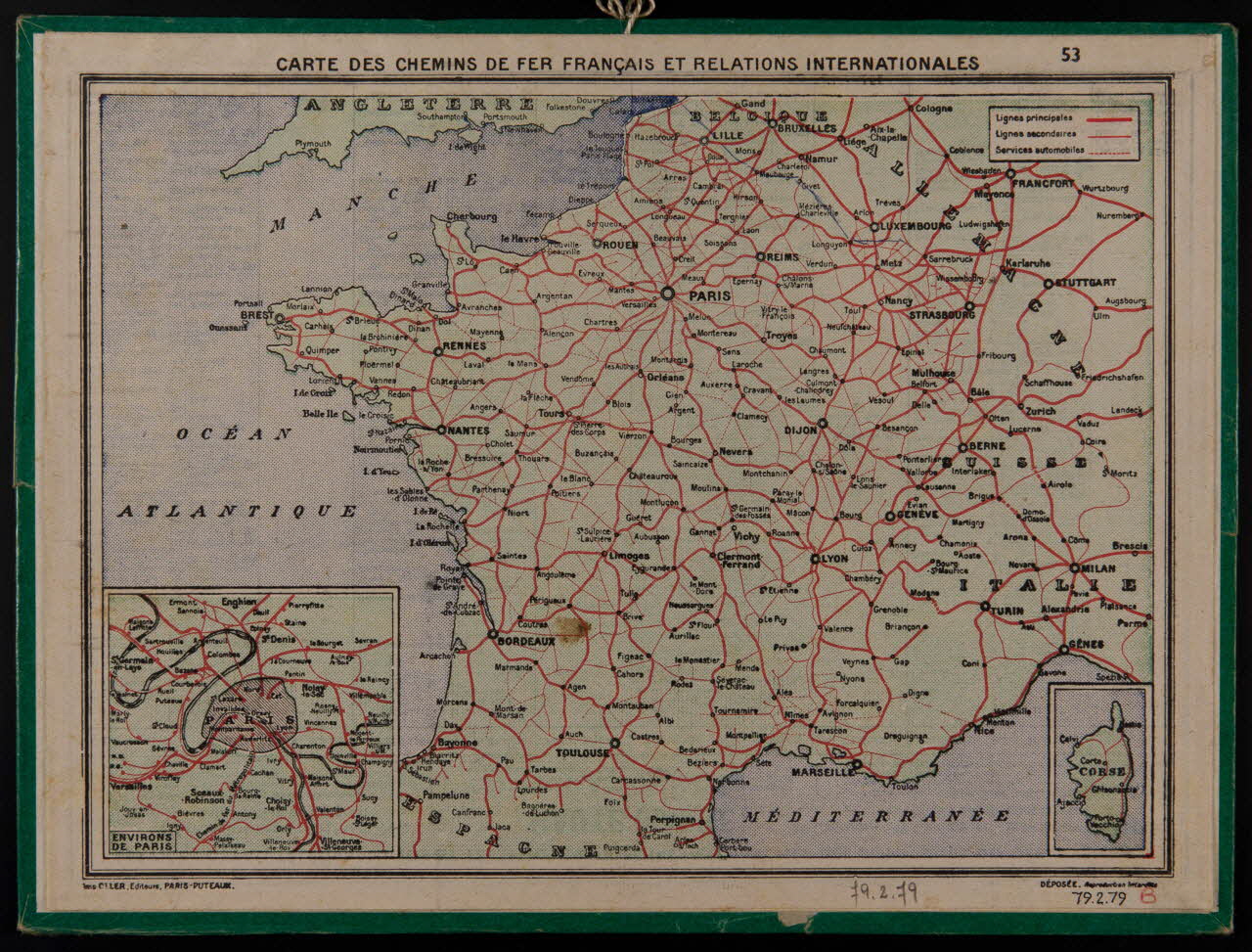 Calendriers Oller calendrier Almanach  des  P. T. T.  1959 Paris 1958 1979.2.79 Photo