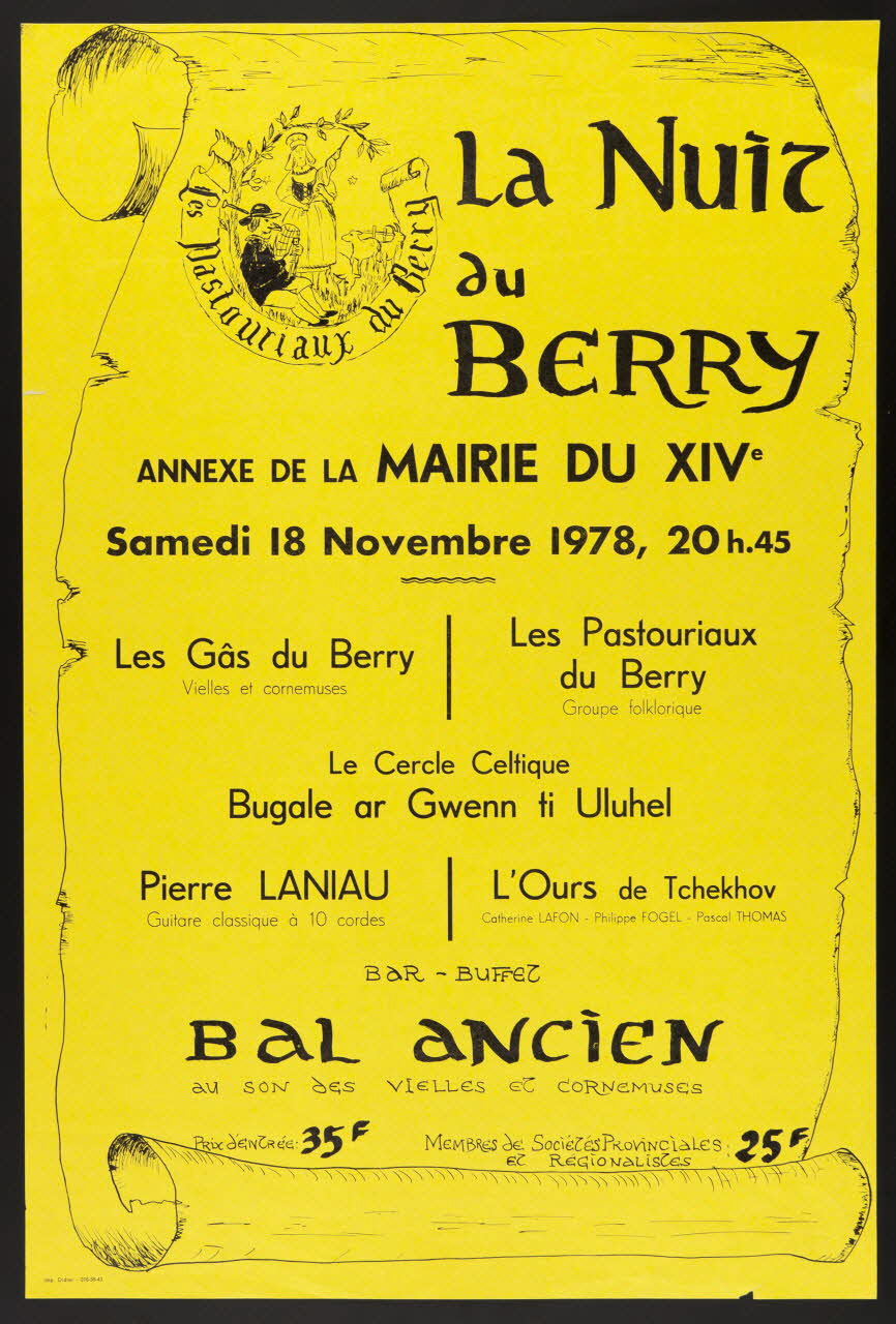 estampe La Nuit  du  BERRY 1979.20.21 Photo