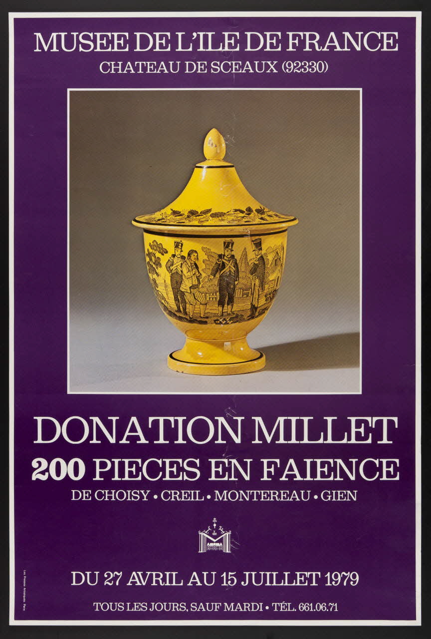 estampe DONATION MILLET  200 PIECES EN FAIENCE 1979.20.35 Photo