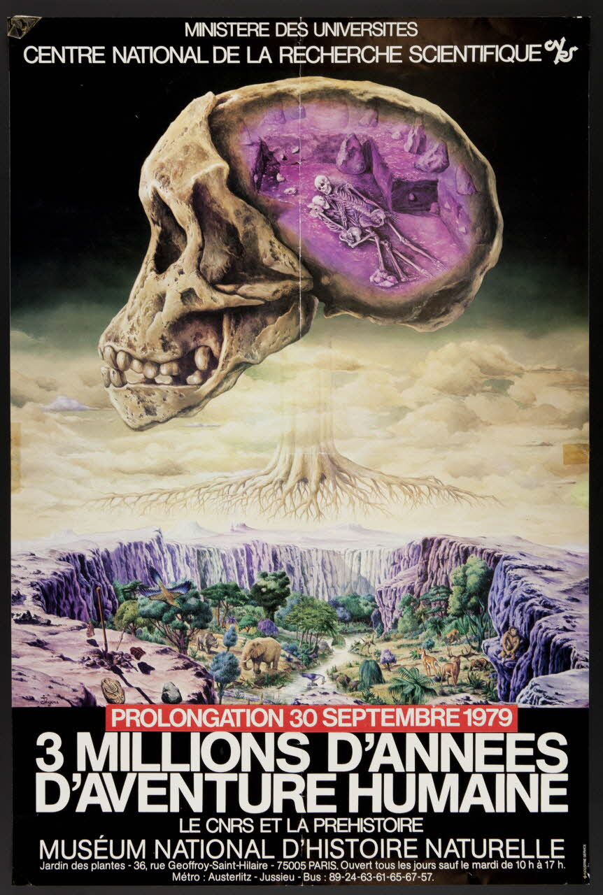 estampe 3 MILLIONS D'ANNEES  D'AVENTURE HUMAINE 1979.20.49 Photo