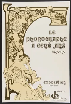 estampe LE  PHONOGRAPHE  A CENT ANS  1877-1977 1979.20.5 Photo