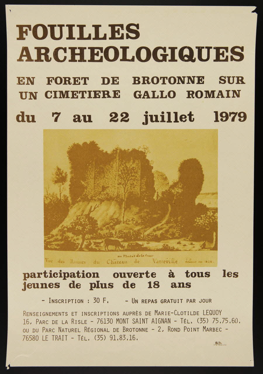 estampe FOUILLES  ARCHEOLOGIQUES 1979.20.58 Photo