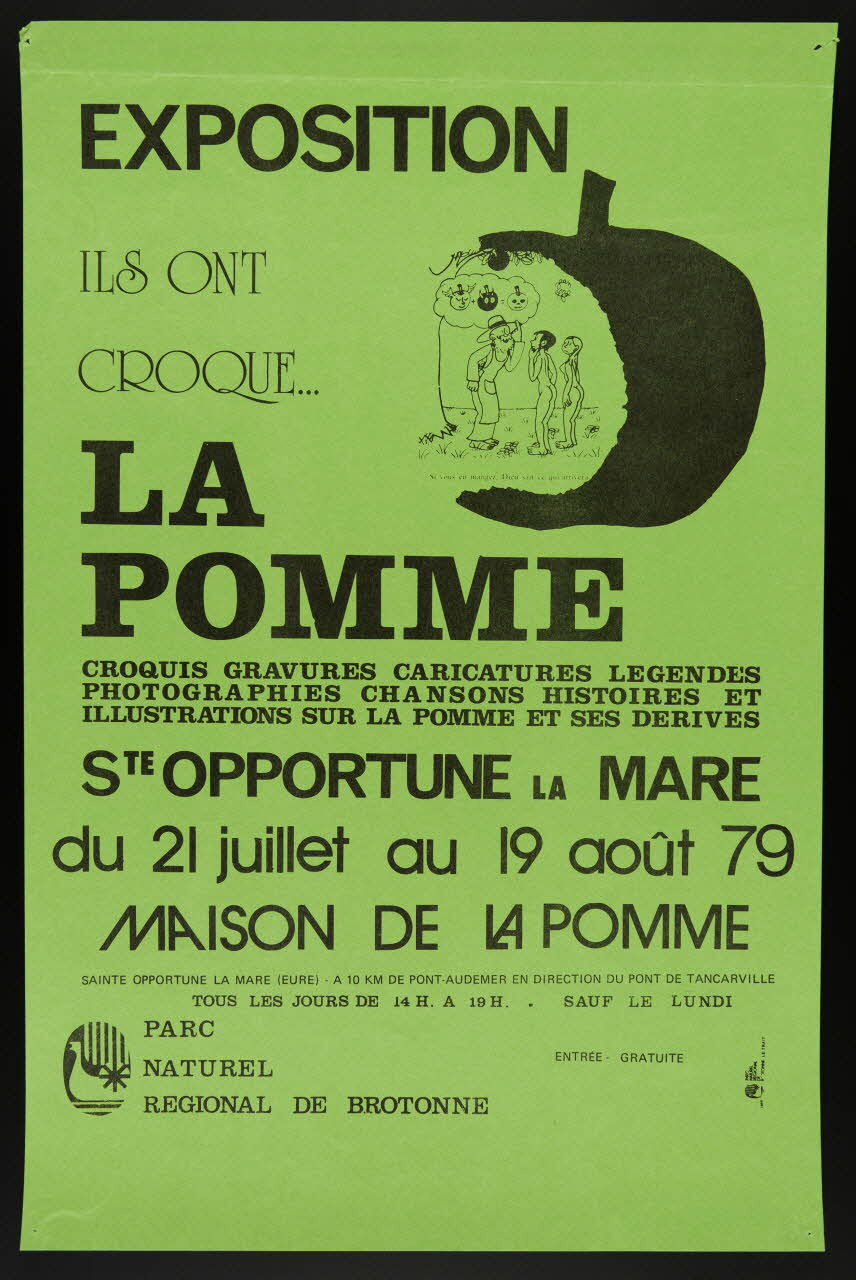 estampe EXPOSITION  ILS ONT  CROQUE...  LA  POMME 1979.20.60 Photo