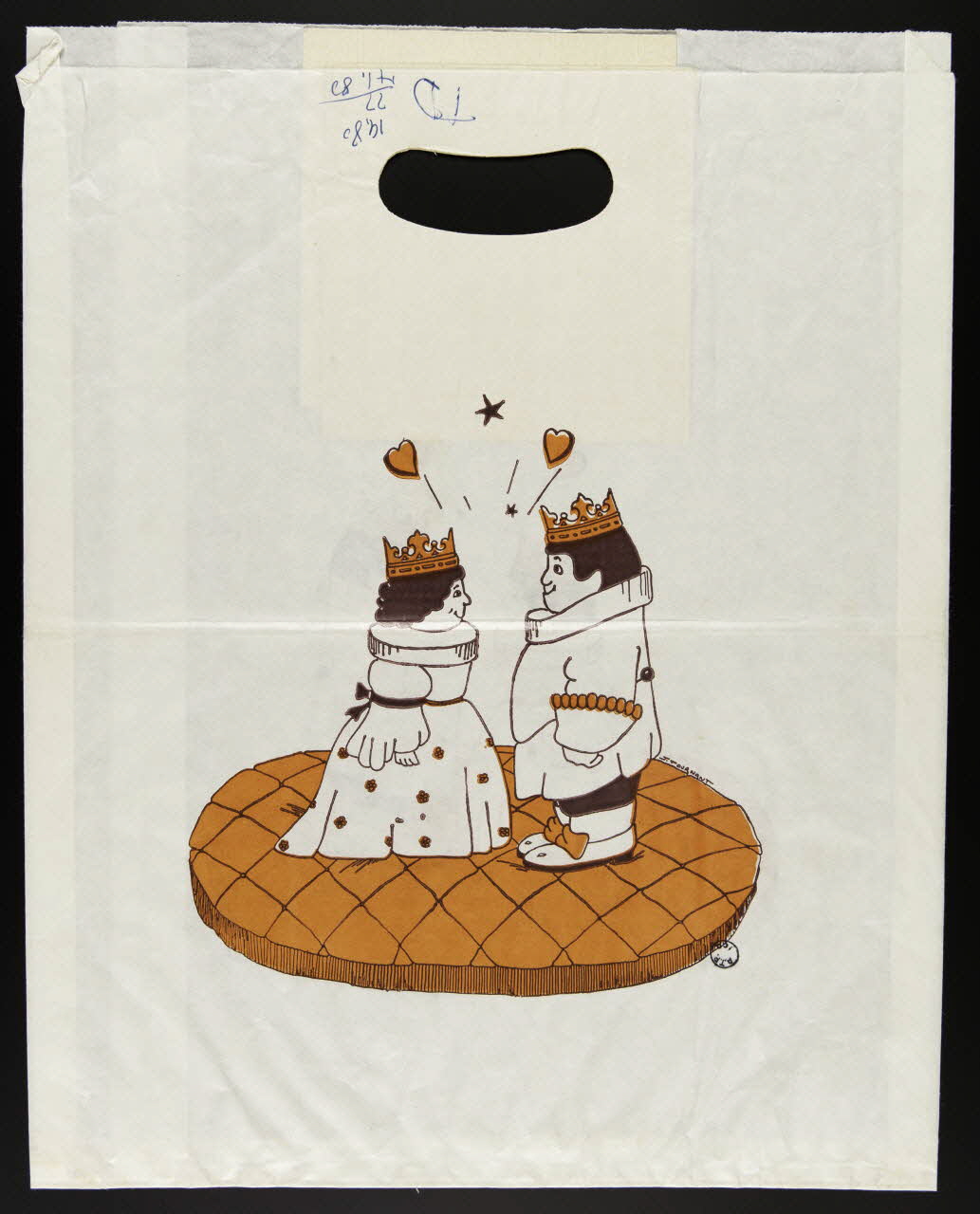 estampe Roi et reine sur une galette des rois 1979.22.2 Photo