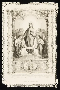 estampe Voici le Pain des Anges devenu l'aliment des hommes, véritable  Pain des enfants de Dieu. Pains qui descend du Ciel et donne la vie au monde. 1979.29.178 Photo