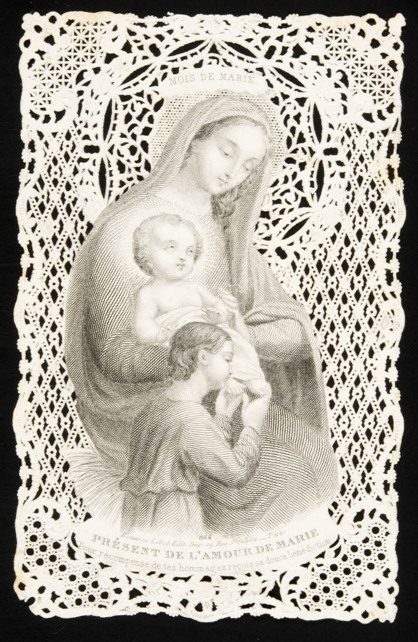 estampe MOIS DE MARIE.  PRESENT DE L'AMOUR DE MARIE 1979.29.185 Photo