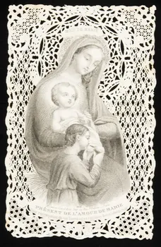 estampe MOIS DE MARIE.  PRESENT DE L'AMOUR DE MARIE 1979.29.185  Photo