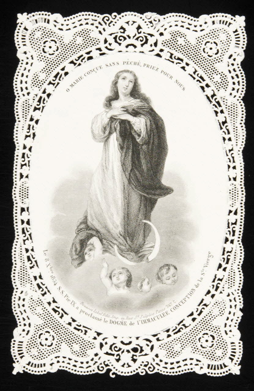 estampe O MARIE CONCUE SANS PECHE, PRIEZ POUR NOUS 1979.29.191 Photo