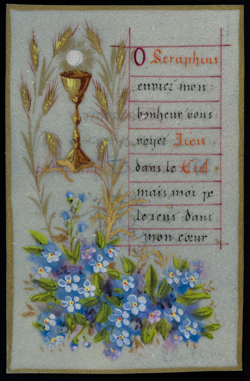 estampe Souvenir de première communion 1979.29.209 Photo