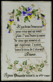 estampe Carte de deuil 1979.29.210  Photo