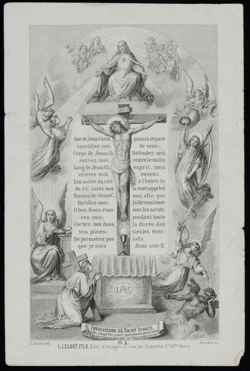 estampe INVOCATIONS DE SAINT IGNACE. 1979.29.214 Photo