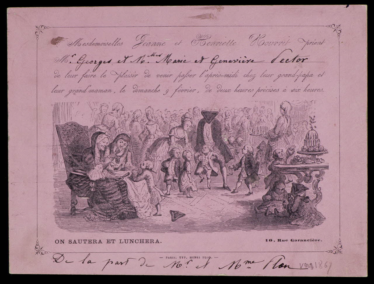 estampe Invitation 1979.29.221 Photo