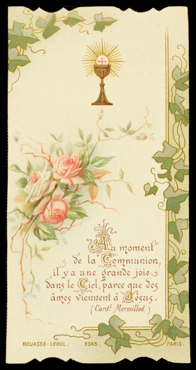 estampe Souvenir de communion 1979.29.224 Photo