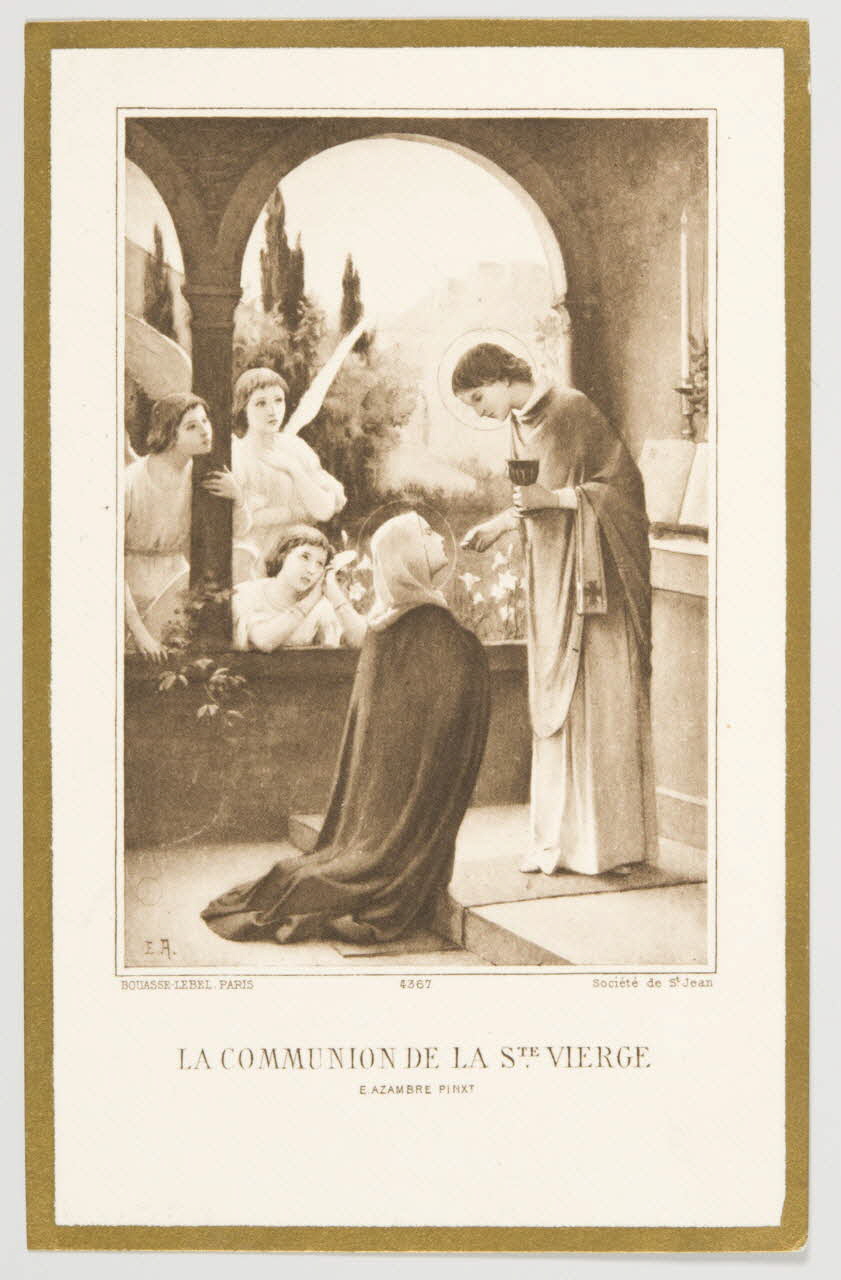 estampe LA COMMUNION DE LA STE. VIERGE 1979.29.231 Photo