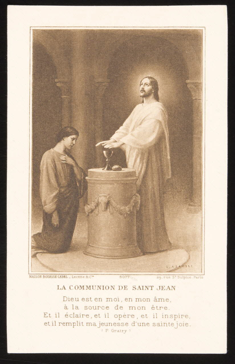 estampe LA COMMUNION DE SAINT JEAN 1979.29.234 Photo