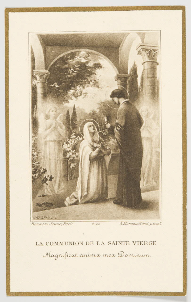 estampe LA COMMUNION DE LA SAINTE VIERGE. 1979.29.236 Photo