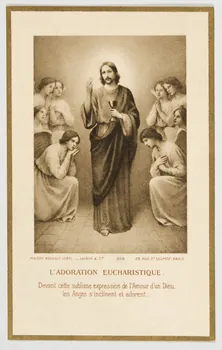 estampe L'ADORATION EUCHARISTIQUE. 1979.29.237 Photo