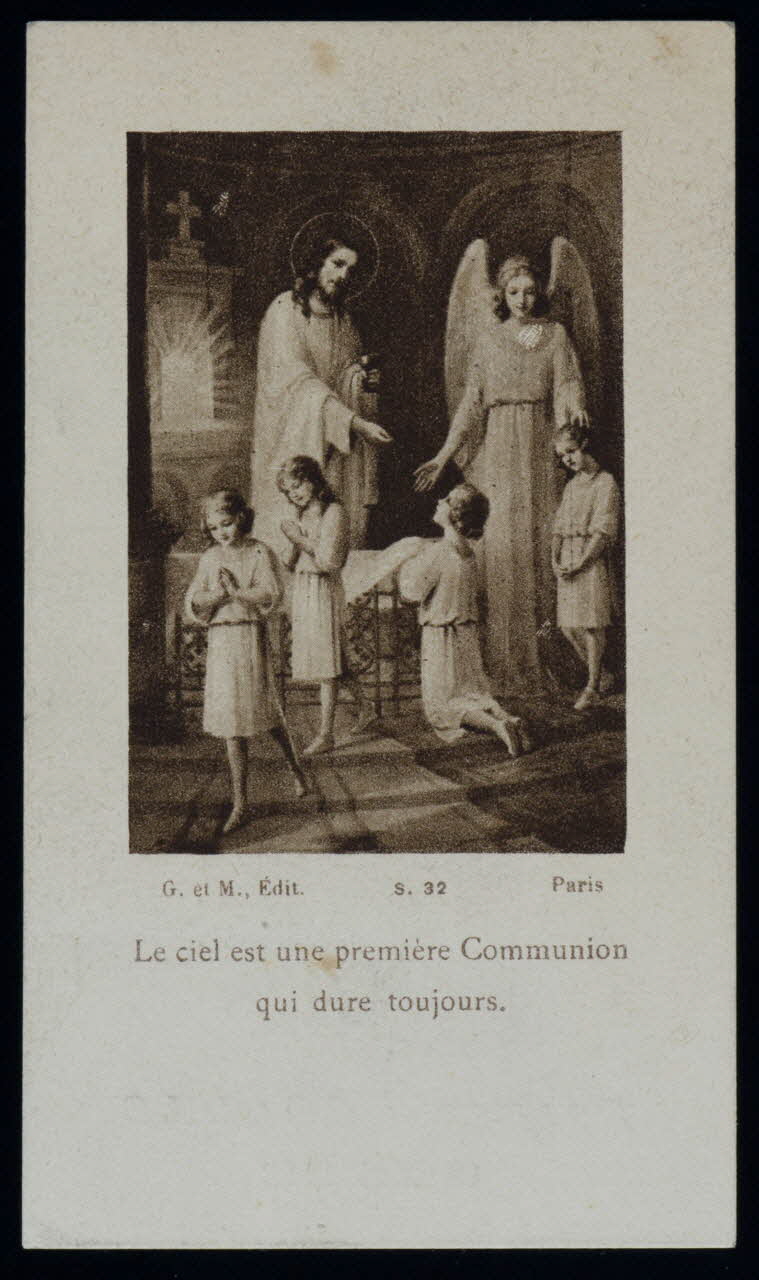 estampe Le ciel est une première Communion  qui dure toujours. 1979.29.242 Photo