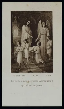 estampe Le ciel est une première Communion  qui dure toujours. 1979.29.242 Photo