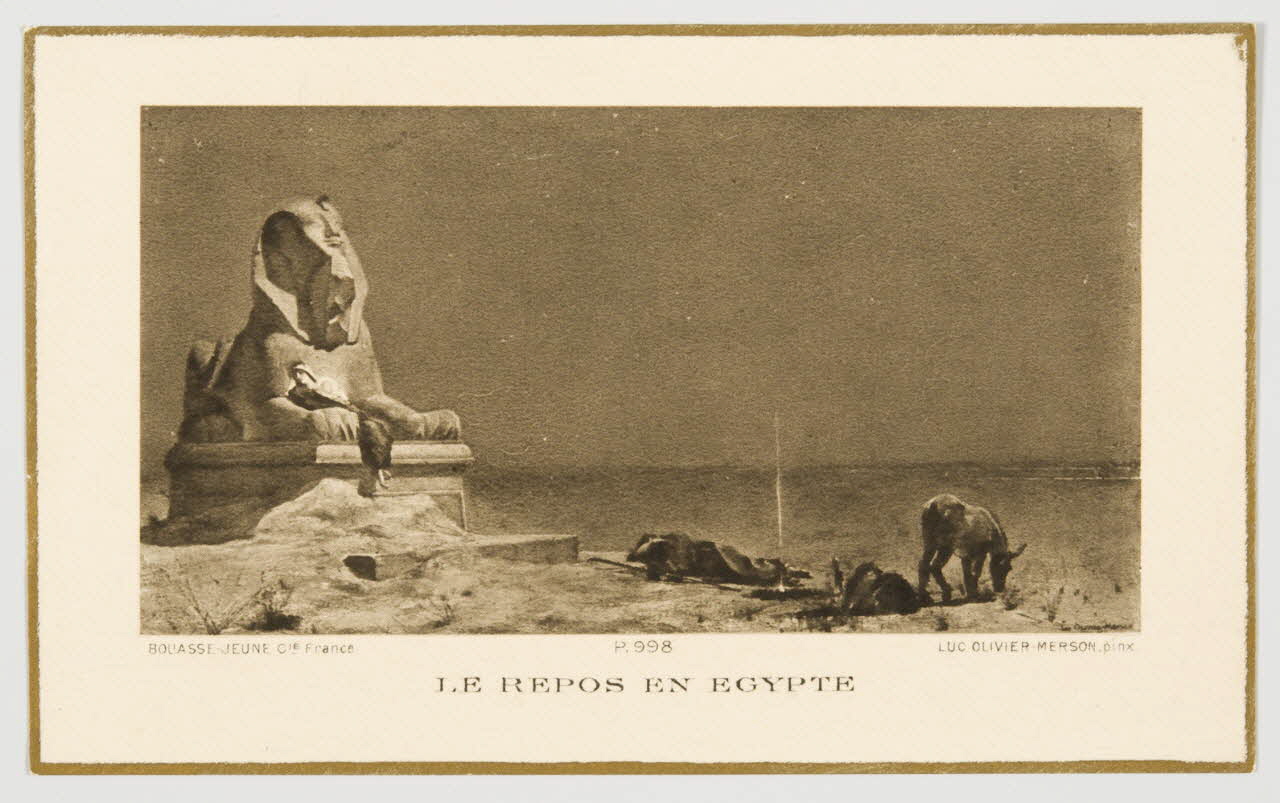 estampe LE REPOS EN EGYPTE 1979.29.248 Photo
