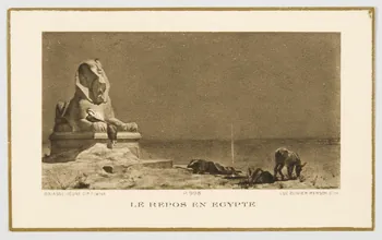 estampe LE REPOS EN EGYPTE 1979.29.248 Photo