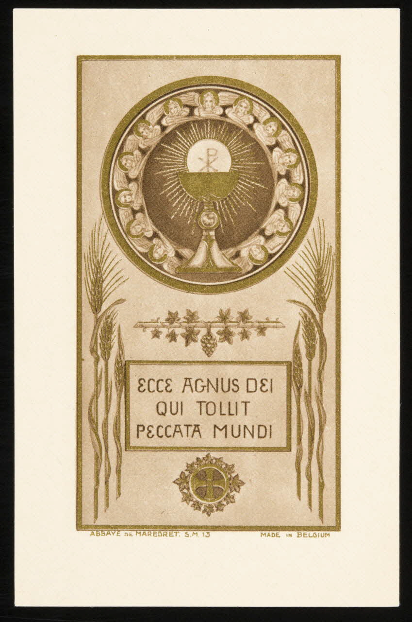 estampe ECCE AGNUS DEI  QUI  TOLLIT  PECCATA MUNDI 1979.29.254 Photo