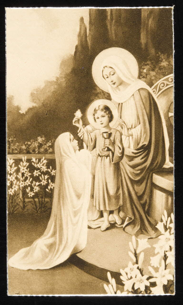 estampe Souvenir de Communion 1979.29.262 Photo