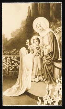 estampe Souvenir de Communion 1979.29.262  Photo