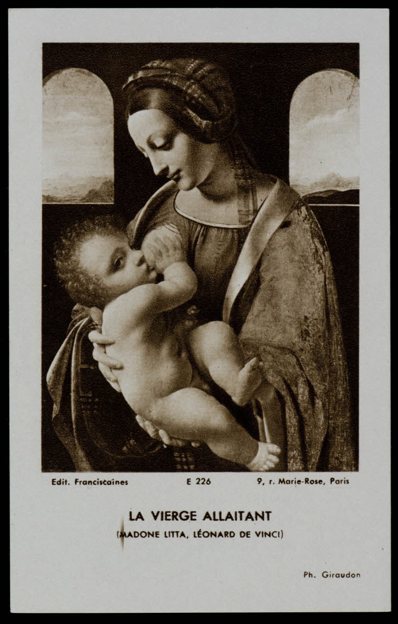 estampe LA VIERGE ALLAITANT 1979.29.266 Photo