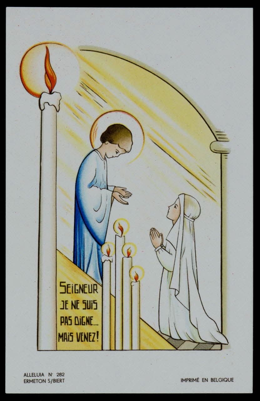 estampe SEIGNEUR  JE NE SUIS  PAS DIGNE...  MAIS VENEZ! 1979.29.271 Photo