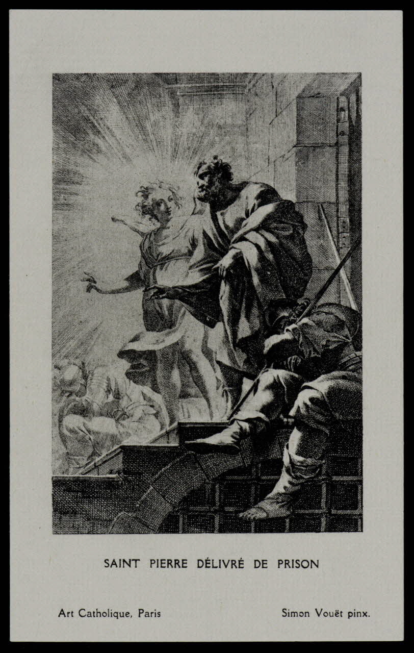 estampe SAINT PIERRE DELIVRE DE PRISON 1979.29.274 Photo
